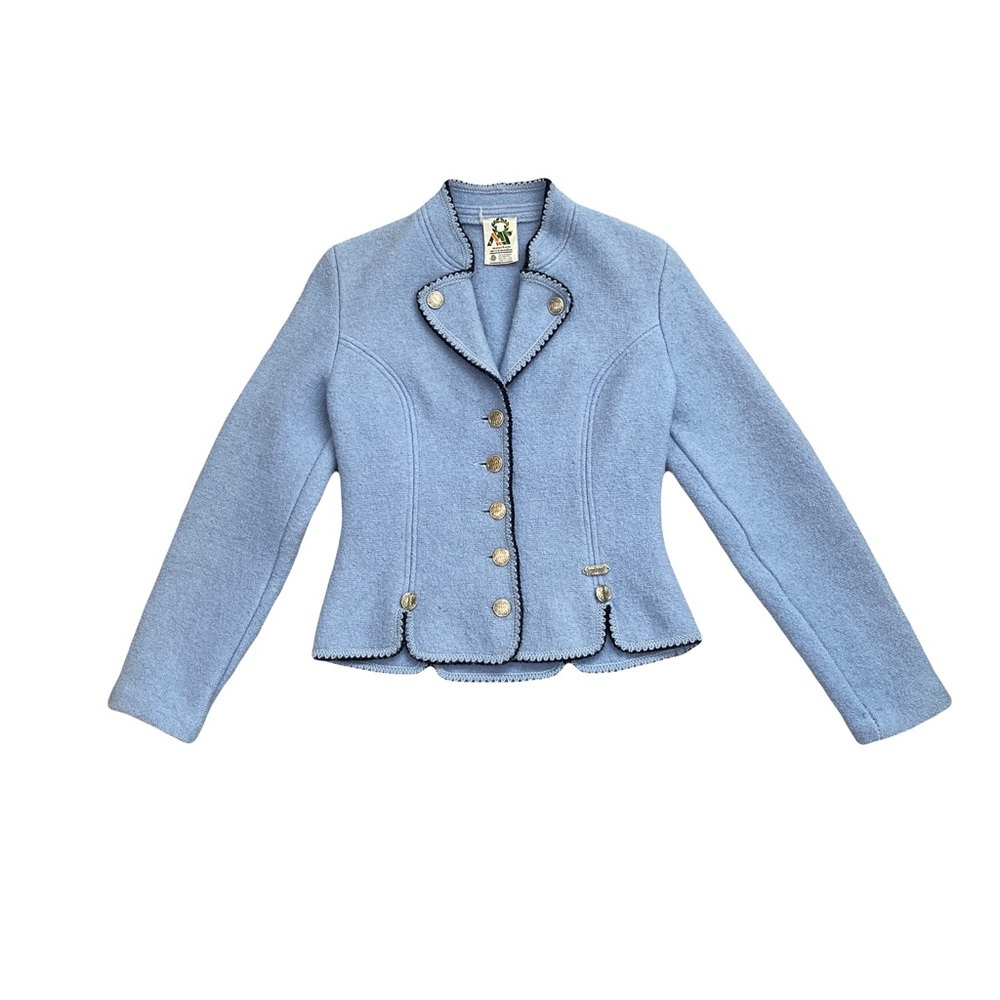 VINTAGE German Alpine Jacket, Retro 1960s 70s, Made by Munchner Strickmoden
